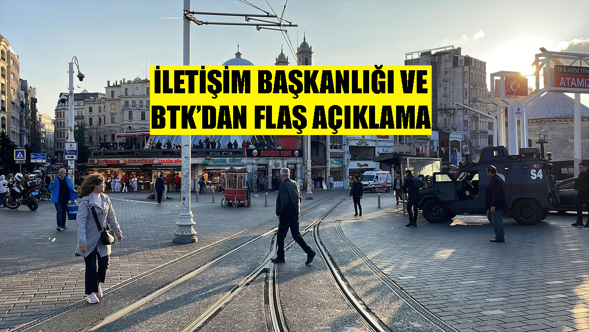 Son dakika Taksim patlaması
