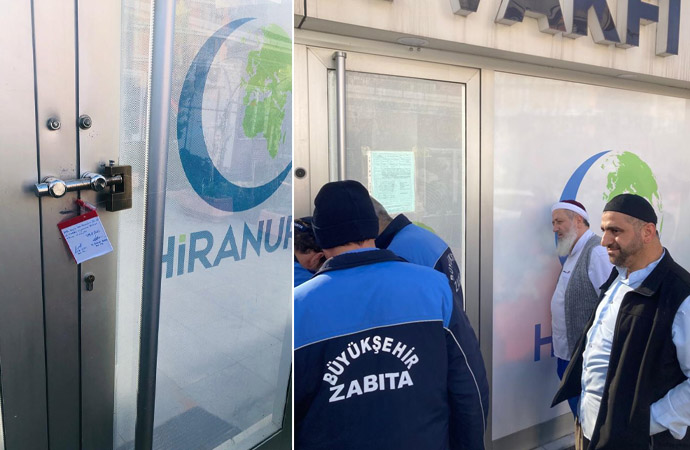 Yusuf Ziya Gümüşel’in kurucusu olduğu Hiranur Vakfı İBB tarafından mühürlendi