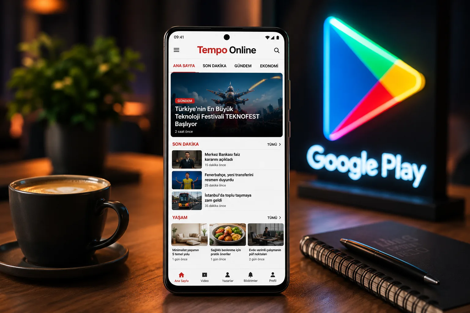 Tempo Online Google Play Store’da Yayında!